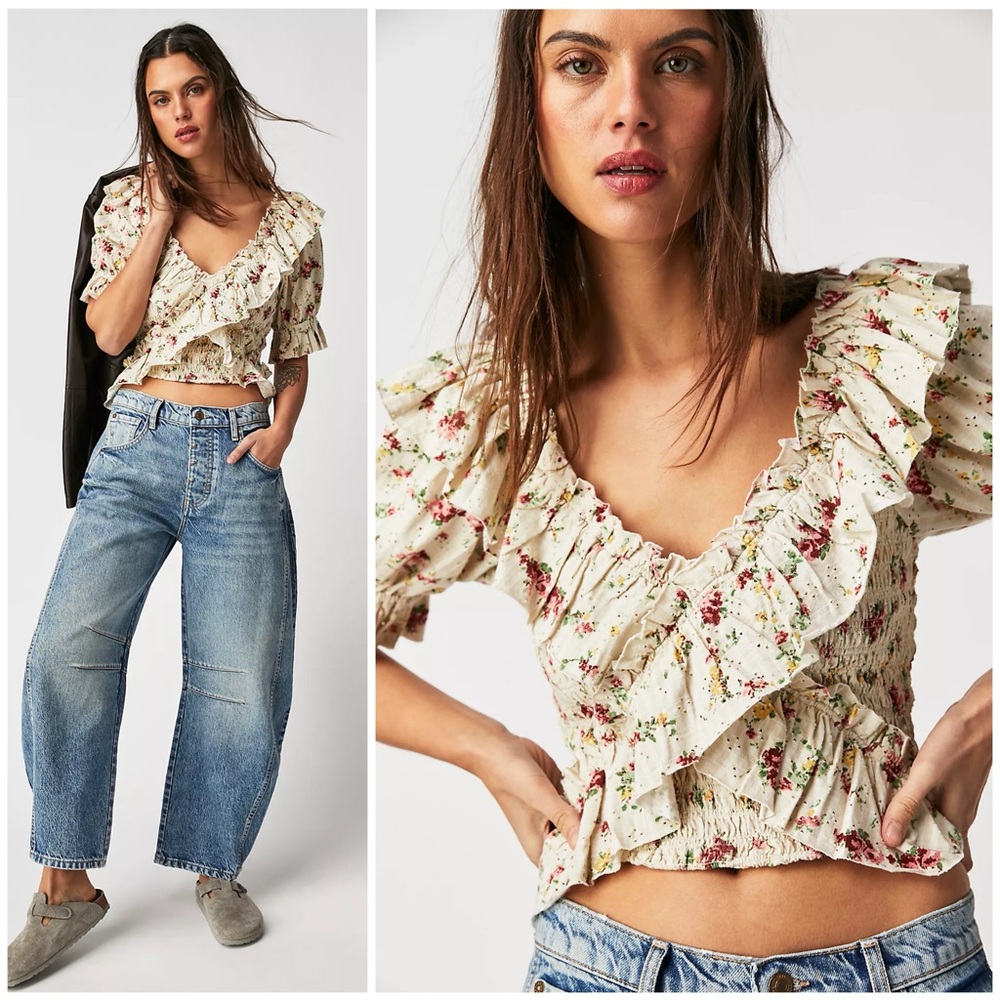 𝓯𝓹 Free People ~ Favorite Girl Top